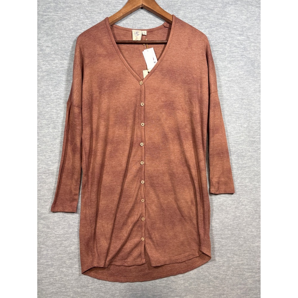 White Crow Womens‎ Dress Sz S Whiskey Grove Thermal Button-Front Casual Boho